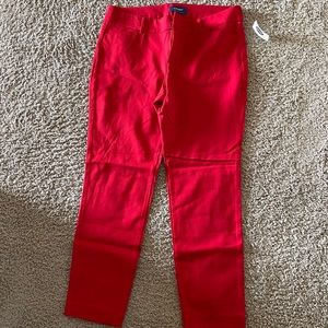 Old Navy Pixie skinny red pants, size 12 NWT